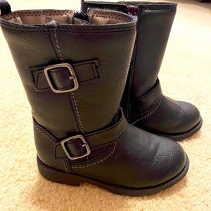 Little Girl Riding Boots